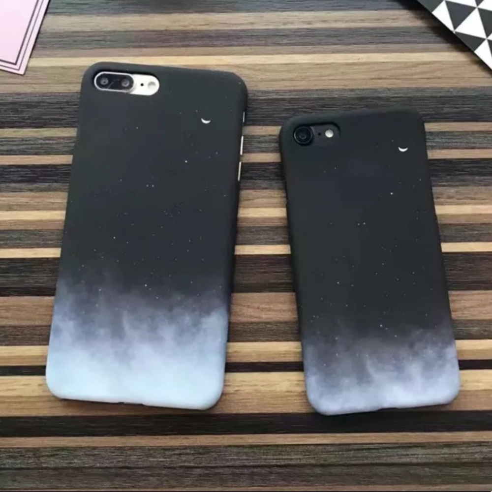 iPhone 7/7+/8/8+ Case “Black Smoke Moonlight” - Picture 5 of 5